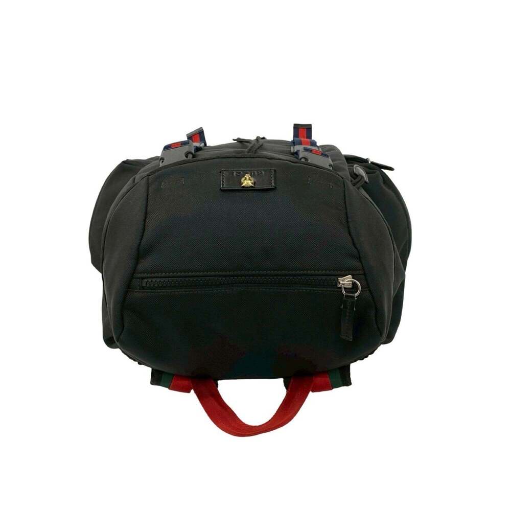 GUCCI Black Leather Backpack - Picture 4 of 10
